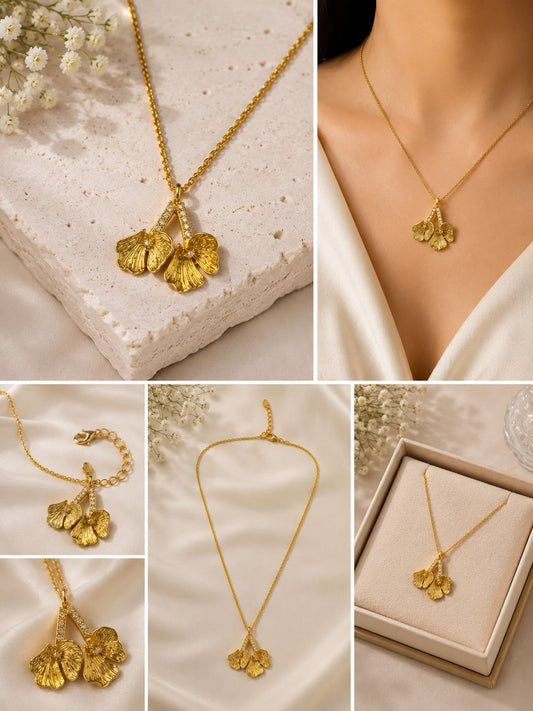 Elowen Leaf Pendant